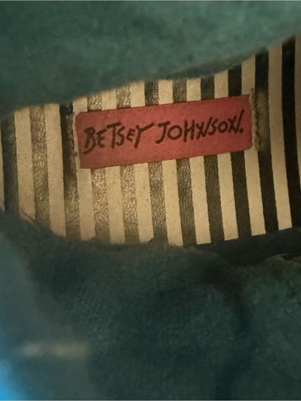 Betsey Johnson Bugsy Blue Velvet Combat Boots Embroidered Bug Insect Jewels 9.5 - Picture 9 of 10